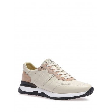 Кроссовки мужские натуральная кожа Арт: CRS364_QA558W-61L-C951_BEIGE CRS364_QA558W-61L-C951_BEIGE