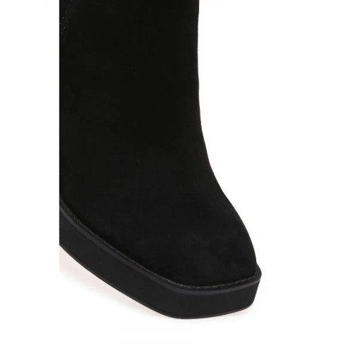 Ботильоны женские натуральная кожа Арт: VIC5-171_Y1456-T_BLACK "VIC5-171_Y1456-T_BLACK" 4