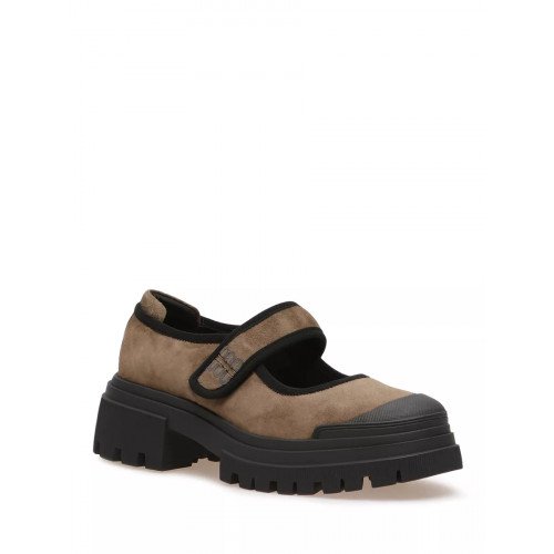 Туфли женские натуральный велюр Арт: LV016_01VT-BR-V "LV016_01VT-BR-V" 1