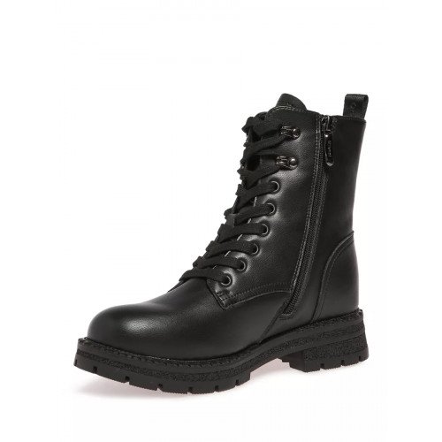 Ботинки зимние кожаные на низком каблуке  OB012_04SH-BL-V "OB012_04SH-BL-V" 4