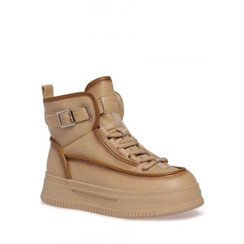 Ботинки зимние кожаные на низком каблуке  TD003_01PW-ML-W "TD003_01PW-ML-W" 1