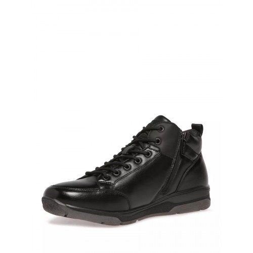 Ботинки зимние кожаные на низком каблуке FL289_B1811-1-W_BLACK "FL289_B1811-1-W_BLACK" 4