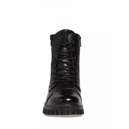 Ботинки зимние кожаные на низком каблуке YC033_01PH-BL "YC033_01PH-BL" 3