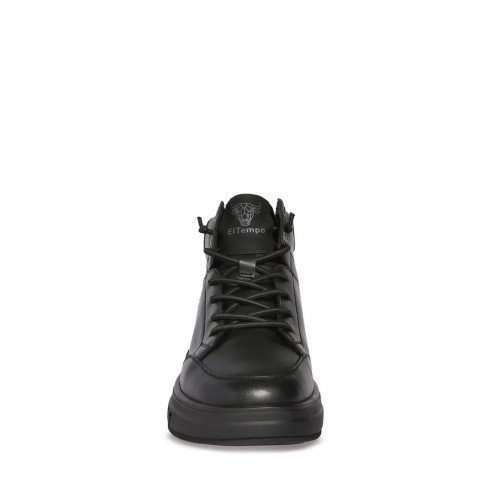 Ботинки зимние кожаные на низком каблуке Арт: CSN504_7709-W_BLACK "CSN504_7709-W_BLACK" 3