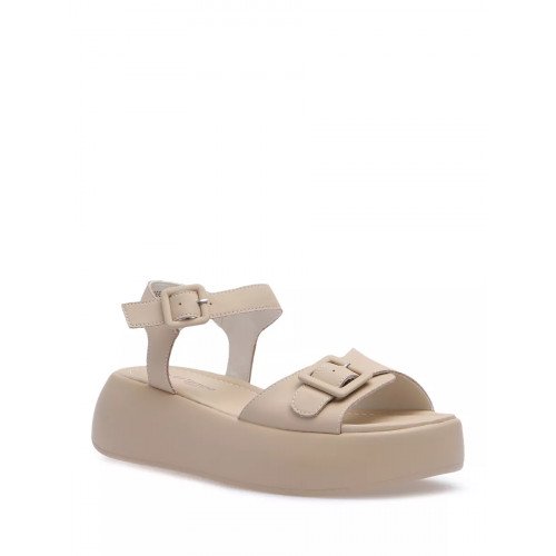 Сандалии летние на платформе кожаные Арт: SWB627_5066K7-1_BEIGE "SWB627_5066K7-1_BEIGE" 1