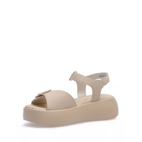 Сандалии летние на платформе кожаные Арт: SWB627_5066K7-1_BEIGE "SWB627_5066K7-1_BEIGE" 4