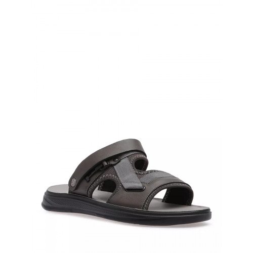 Сандалии летние спортивные кожаные Арт: FL1053_DZ2311318-02B_GRAY "FL1053_DZ2311318-02B_GRAY" 1