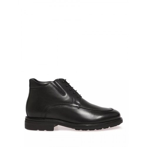 Ботинки зимние натуральная кожа на низком каблуке Арт: CC382_01KH-BL "CC382_01KH-BL" 2