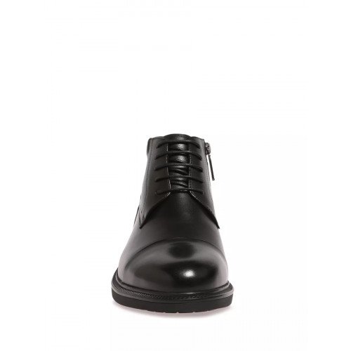 Ботинки зимние натуральная кожа на низком каблуке арт: UG004_02KH-BL "UG004_02KH-BL" 3