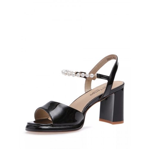 Босоножки кожа натуральная на каблуке арт: SWB631_72802K1_BLACK "SWB631_72802K1_BLACK" 4