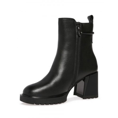 Ботильоны на каблуке зимние арт: BH001_01KH-BL "BH001_01KH-BL" 4