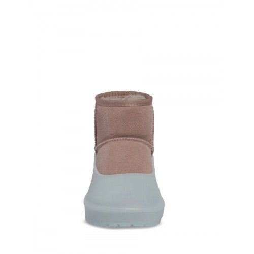 Угги зимние с шерстью из спилка на платформе арт: FJ010_02CH-GR-L "FJ010_02CH-GR-L" 3