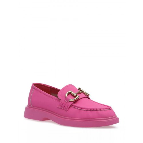 Лоферы кожаные на платформе арт: CWY8_22017-1-2_FUXIA "CWY8_22017-1-2_FUXIA" 1