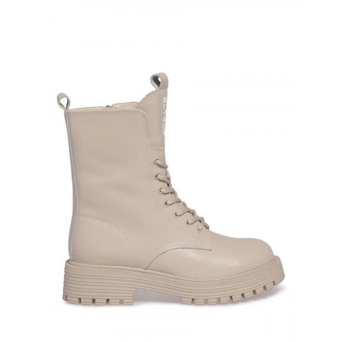 Ботинки зимние кожаные на низком каблуке арт: CSN234 -F7738-C5308-5 -W -WHITE "CSN234 -F7738-C5308-5 -W -WHITE" 2