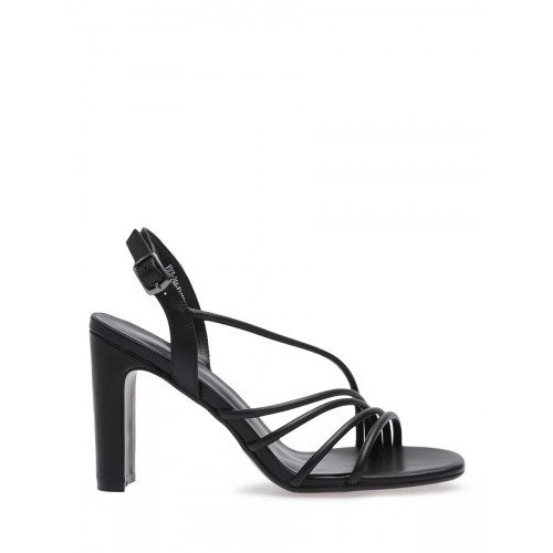 Босоножки на каблуке кожаные вечерние арт: VIC5-244_Y1686A_BLACK "VIC5-244_Y1686A_BLACK" 2