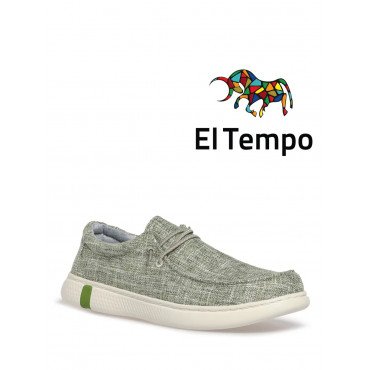 Мокасины зеленые El Tempo натуральная кожа;кожа Мужские FL653_D1132-1_GREEN FL653_D1132-1_GREEN