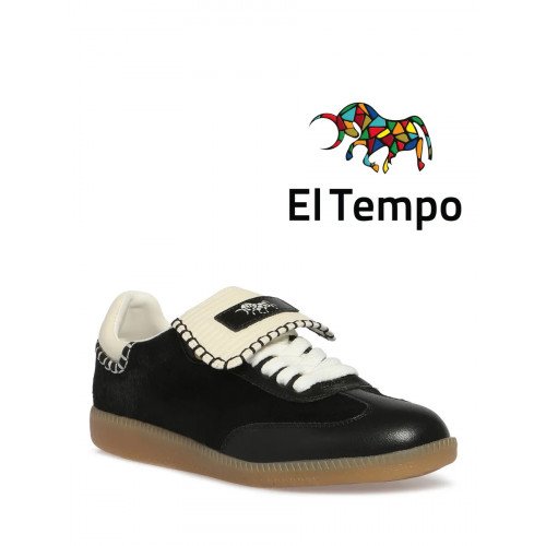 Кеды кроссовки кожаные Эльтемпо арт: MI008_01FU-BL "MI008_01FU-BL" 1