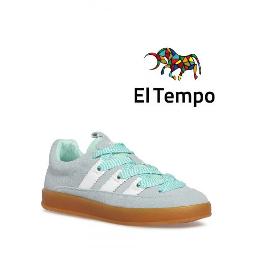 Кеды замшевые летние Эльтемпо арт: XS027_01CT-GR "XS027_01CT-GR" 1