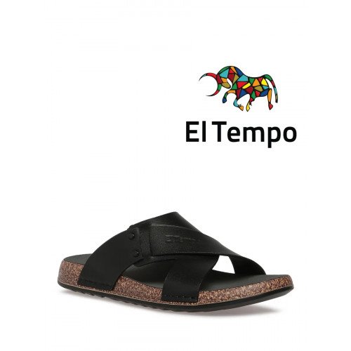 Сабо шлепки кожаные летние Эльтемпо арт: RJ010_01SP-BL "RJ010_01SP-BL" 1