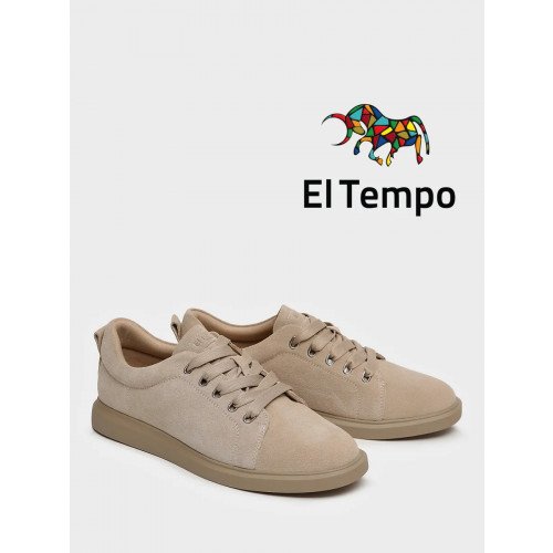 Кеды бежевые спилок OB049_01CP-BG-V Женские "OB049_01CP-BG-V" 2