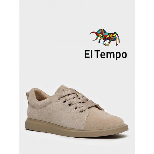 Кеды бежевые спилок OB049_01CP-BG-V Женские "OB049_01CP-BG-V" 1