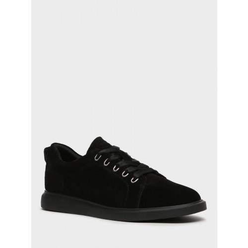 Кеды черные спилок OB049_01CP-BL-V Женские "OB049_01CP-BL-V" 3