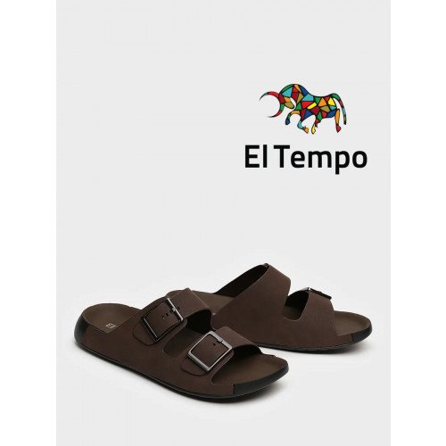 Сабо коричневые нубук натуральный RF013_01_02_NP (El Tempo) Мужские "RF013_01_02_NP (El Tempo)" 1