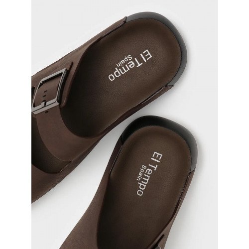 Сабо коричневые нубук натуральный RF013_01_02_NP (El Tempo) Мужские "RF013_01_02_NP (El Tempo)" 2