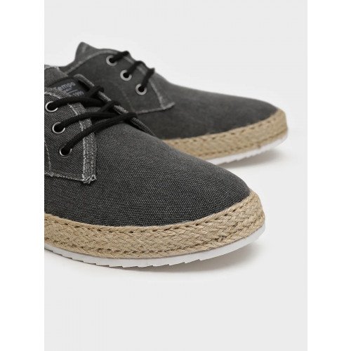 Полуботинки серые текстиль SL096_01TT-GR-V Мужские "SL096_01TT-GR-V" 3