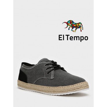 Полуботинки серые текстиль SL096_01TT-GR-V Мужские SL096_01TT-GR-V