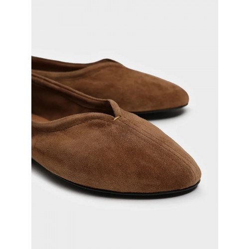 Туфли коричневые велюр натуральный LX070_01VU-BR-V Женские "LX070_01VU-BR-V" 4