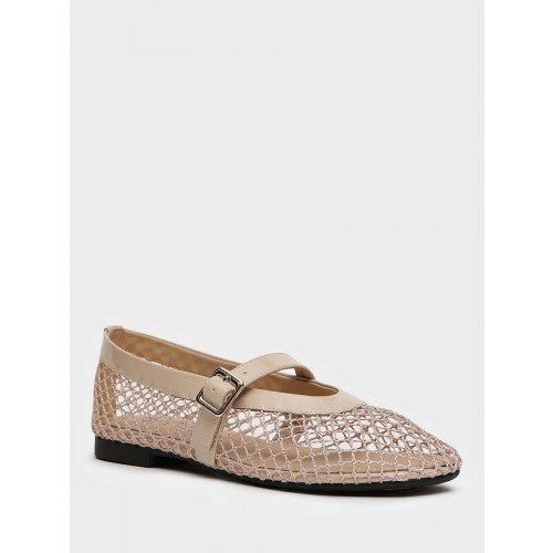 Балетки бежевые текстиль/кожа натуральная LX032_02GU-BG-V Женские "LX032_02GU-BG-V" 2