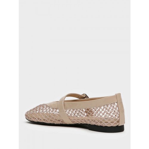 Балетки бежевые текстиль/кожа натуральная LX032_02GU-BG-V Женские "LX032_02GU-BG-V" 4