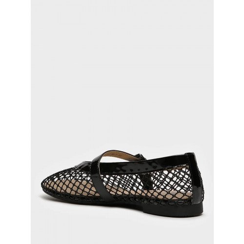 Балетки черные текстиль/кожа натуральная LX032_02GU-BL-V Женские "LX032_02GU-BL-V" 4