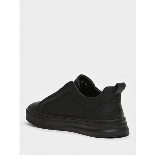 Кеды черные кожа натуральная WX003_01ST-BL Мужские "WX003_01ST-BL" 4