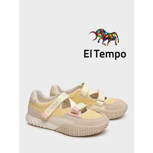 Туфли желтые Текстиль/Спилок XS017_01TT-YL Женские "XS017_01TT-YL" 1