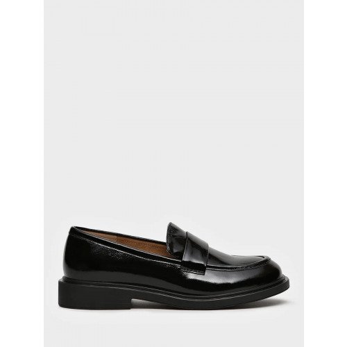 Лоферы черные лак натуральный ZE001_01_01_LТ Женские "ZE001_01_01_LТ" 4