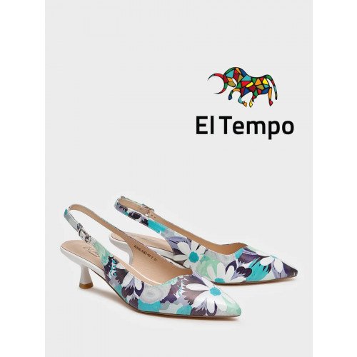 Туфли голубой кожа натуральная JL036_02KK-BU-V Женские "JL036_02KK-BU-V" 1