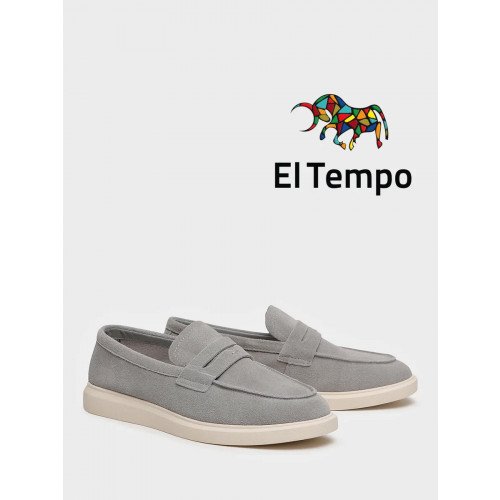 Лоферы серые спилок OB048_02CP-GR-V Женские "OB048_02CP-GR-V" 1