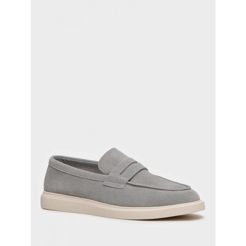 Лоферы серые спилок OB048_02CP-GR-V Женские "OB048_02CP-GR-V" 2