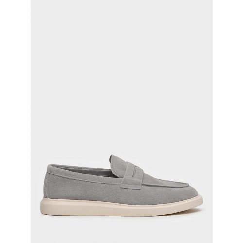 Лоферы серые спилок OB048_02CP-GR-V Женские "OB048_02CP-GR-V" 3