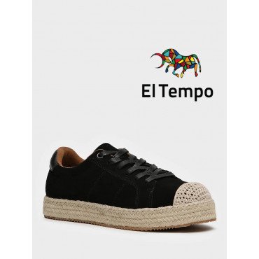 Кеды черные спилок SL036_02CP-BL-V Женские SL036_02CP-BL-V