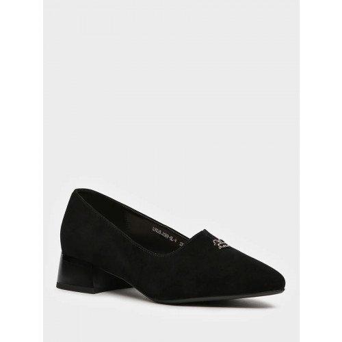 Туфли черные велюр натуральный LV029_03VP-BL-V Женские "LV029_03VP-BL-V" 3