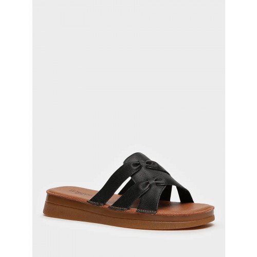 Сабо черные кожа натуральная XS035_01KP-BL Женские "XS035_01KP-BL" 3