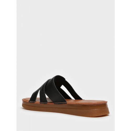 Сабо черные кожа натуральная XS035_01KP-BL Женские "XS035_01KP-BL" 4