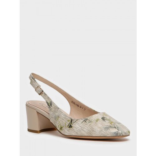 Туфли бежевые кожа натуральная JL028_01KK-BG-V Женские "JL028_01KK-BG-V" 2