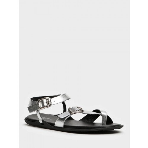 Сандалии серебро кожа натуральная WN058_01KP-SL Женские "WN058_01KP-SL" 3