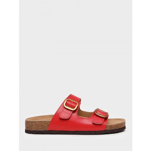 Сабо красные El Tempo кожа искусственная Женские AN089_01_04_SP "AN089_01_04_SP" 4