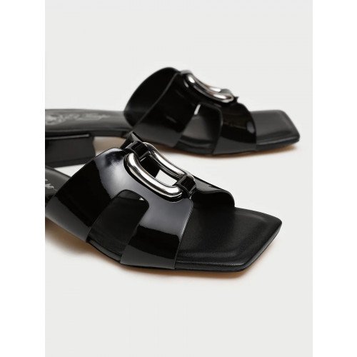 Сабо черные El Tempo кожа натуральная Женские LX039_01LK-BL-V "LX039_01LK-BL-V" 4