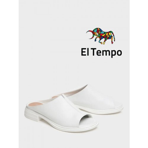 Сабо белые El Tempo без подкладки Женские MA009_01SU-WT "MA009_01SU-WT" 2